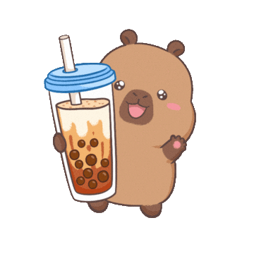Happy Bubble Tea Sticker