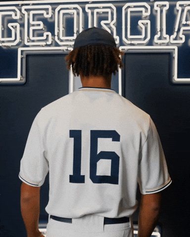 Georgia Tech Baseball GIF by Georgia Tech Yellow Jackets