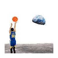 Steph Curry Earth Sticker