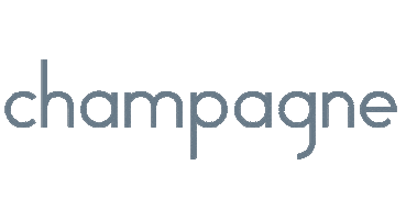 champagne Sticker by blk cosmetics