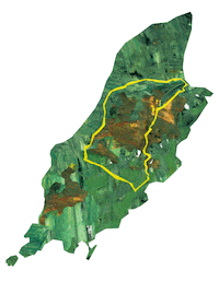 Isle Of Man Map Sticker