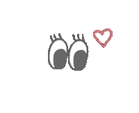 Heart Eye Sticker
