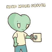Tired Good Morning Sticker by LT3 Creations