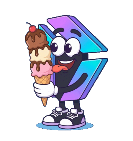 Happy Ice Cream Sticker by IDX Solana