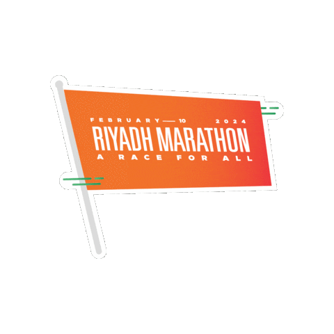 Marathon Riyadh Sticker by Amaury Sport Organisation