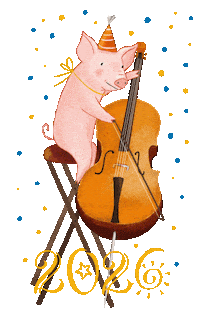 New Year Neujahr Sticker