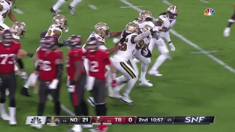 Tampa Bay Buccaneers GIF by New Orleans Saints
