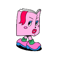 Book Reading Sticker