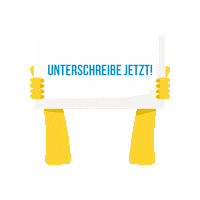 Abstimmung Unterschrift Sticker by Radentscheid Bayern