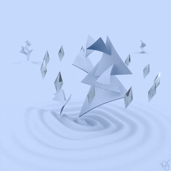 KarlJahnke 3d wave hungry religion GIF