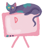marimiilustra cat dayoff filhadelilith Sticker