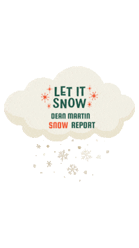 Let It Snow Sticker by Dean Martin