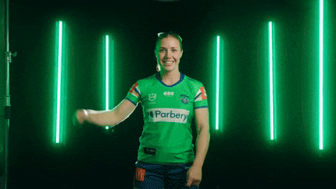 Rugby League Try Celebration GIF by Canberra Raiders