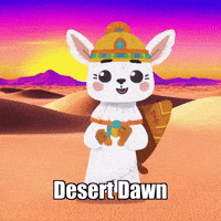 Peace Desert GIF by Llamaozi