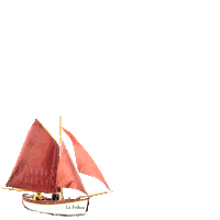 lefrihou sailing sailor oldboat frihou Sticker