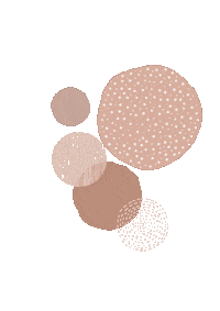 Therubyscribbles illustration circle decor pattern Sticker