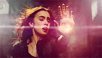 lily collins GIF