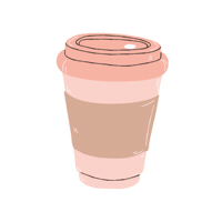neomedias coffee cafe latte starbucks Sticker