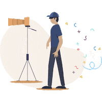 klantinzicht video photo agency amsterdam Sticker