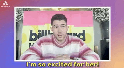 Excited Nick Jonas GIF by Audacy