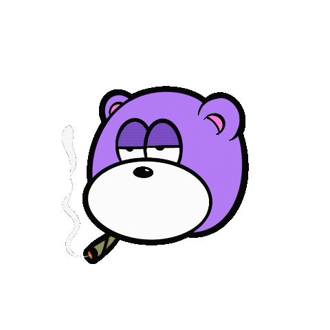 shino403 giphyupload nft bear chill Sticker