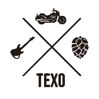 Texo beer skull cerveja lupulo Sticker