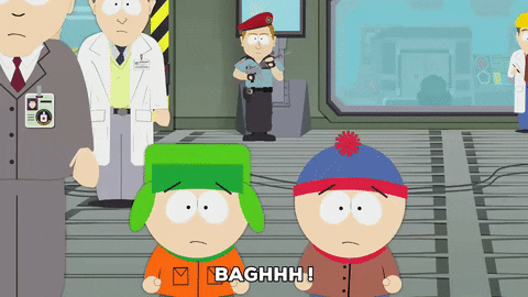 scared eric cartman GIF by South Park 