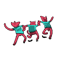 Holy Ship Dogs Sticker by Insomniac Events