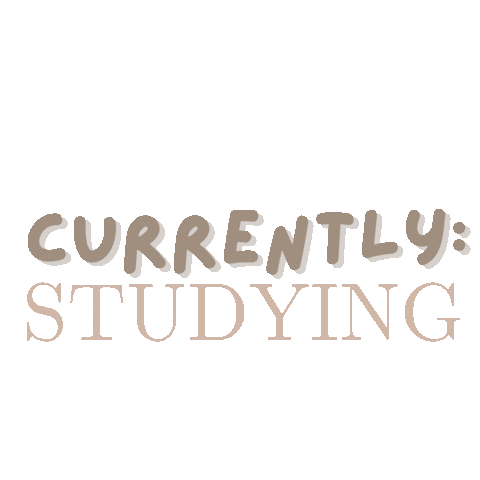 StylishStudy school education working study Sticker