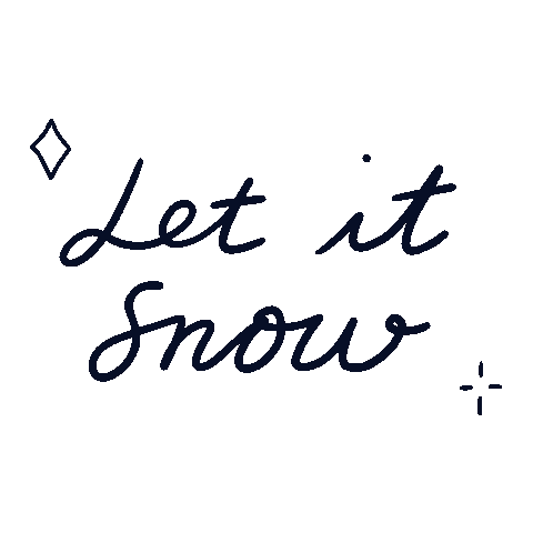 Let It Snow Christmas Sticker