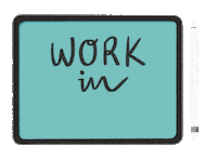 Work In Progress Apple Sticker