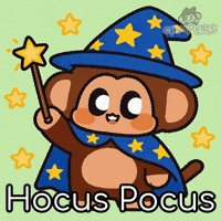 Hocus Pocus Wow GIF by Chimpers
