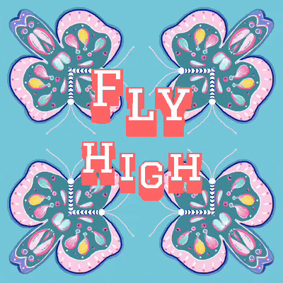 Fly High GIF by Daisy Lemon