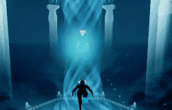 GiantSquidStudios underwater diver abzu giant squid GIF