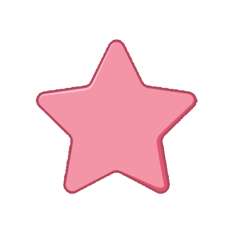 Pink Star Sticker by Deka Lash
