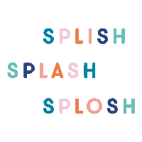 inthedeep splash splish splosh splishsplashsplosh Sticker