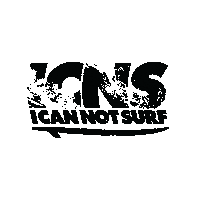 Icannotsurf Sticker by Beach & Barn