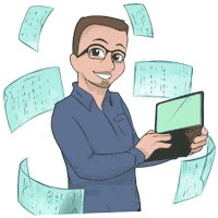 spunktonline illustration owl laptop agentur Sticker