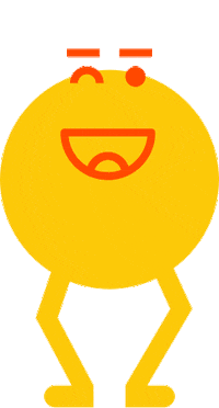 lingkaran mascot joget aran lingkaran Sticker