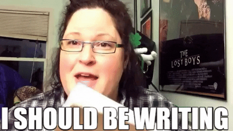 katcraigwriter giphygifmaker writing kat author GIF