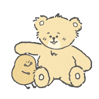 Bear Love Sticker