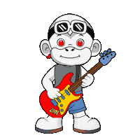 Rock Smile Sticker by Zhot