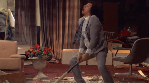 eric andre baseball bat GIF by The Eric Andre Show