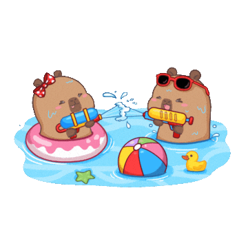 Happy Pool Party Sticker