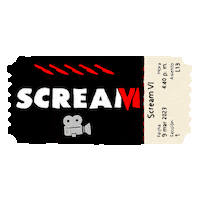 Cinema Scream Sticker
