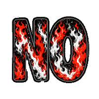 No Way Fire Sticker