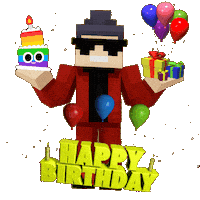 Happy Birthday Smile Sticker