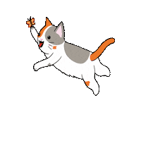 Cat Butterfly Sticker by Petique, Inc.