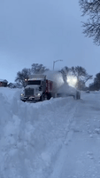 Plow Crews Work Overnight to Clear Roads