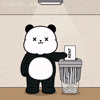 Cost Of Living Panda GIF by Kanpai Pandas